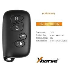 Xhorse Universal XM38 Smart Remote Key 4 Buttons Toyota Styl...