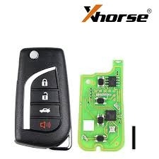 Xhorse Flip Remote Key Wire Universal 4 Buttons Toyota Type