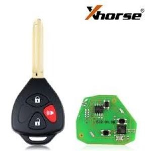 Xhorse VVDI Key Tool VVDI2 Wire Remote Key 2+1 Button Toyota...